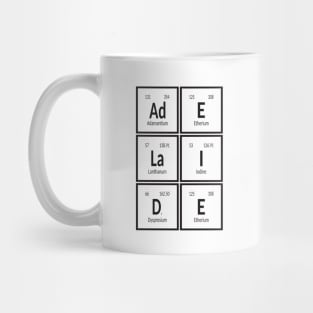 Adelaide City Table of Elements Mug